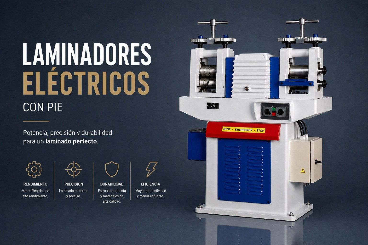 laminadores electricos con pie